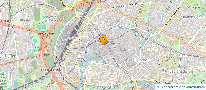 localisation de l'entreprise COIFFURE BEQUET à STRASBOURG