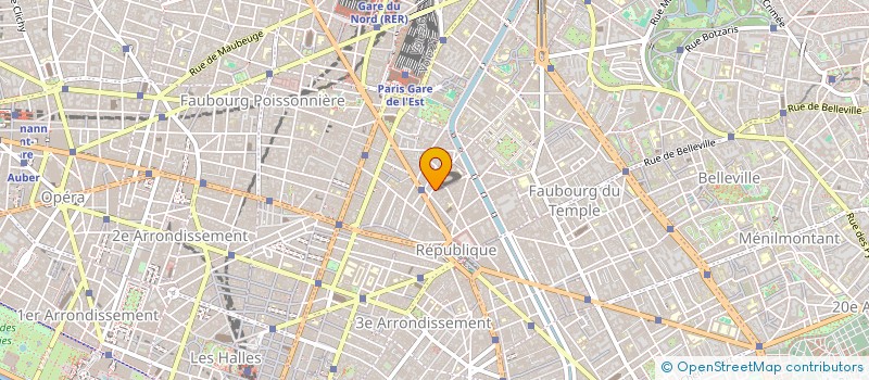 localisation de l'entreprise COIFFURE BONSERGENT  PARIS