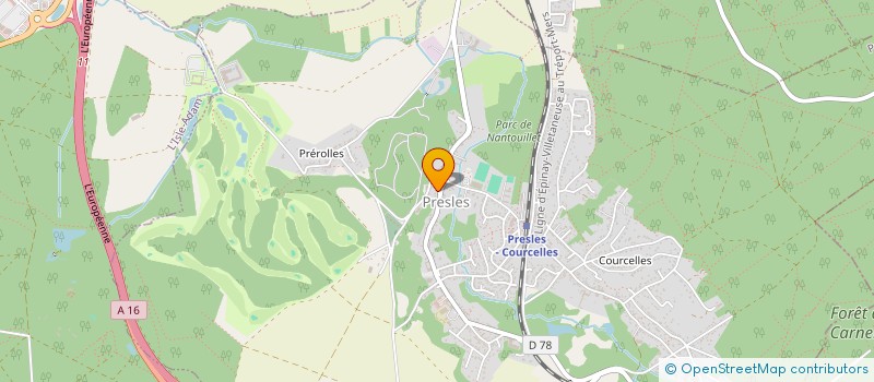 localisation de l'entreprise COIFFURE BOUTIQUE MARIE CLAUDE  PRESLES