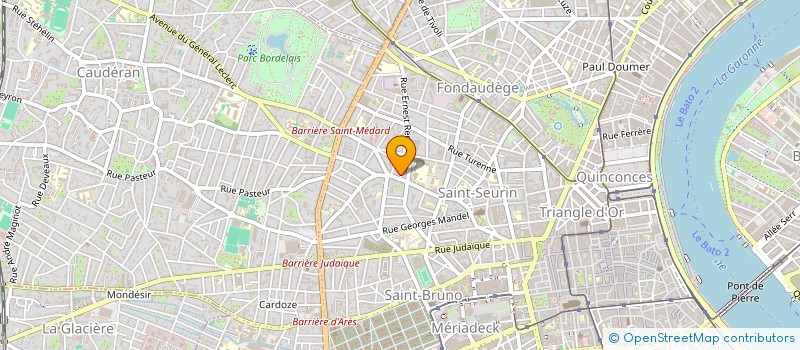 localisation de l'entreprise COIFFURE C.C  BORDEAUX