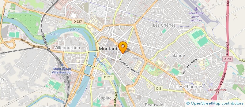 localisation de l'entreprise COIFFURE CITY  MONTAUBAN