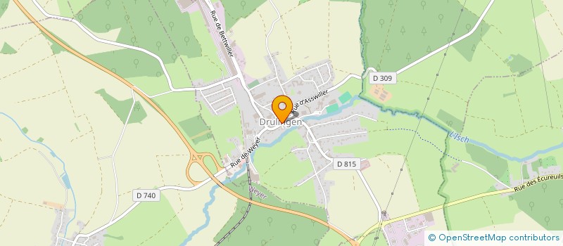 localisation de l'entreprise COIFFURE DAISY  DRULINGEN