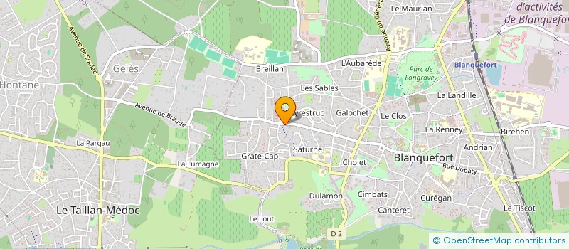 localisation de l'entreprise COIFFURE DE L'AVENUE  LUDON-MEDOC