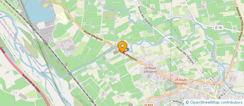 localisation de l'entreprise COIFFURE DE L'ISLE  L'ISLE-SUR-LA-SORGUE