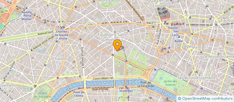 localisation de l'entreprise COIFFURE DE LA MADELEINE à PARIS