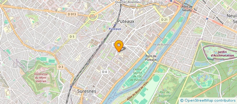 localisation de l'entreprise COIFFURE DE LA MAISON BLANCHE à SURESNES