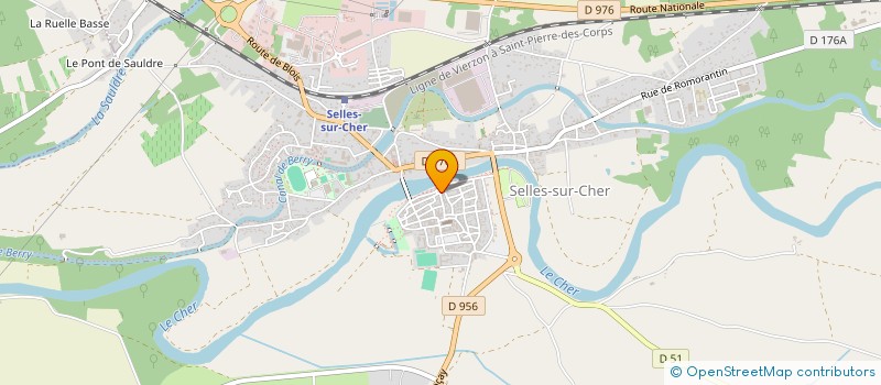 localisation de l'entreprise COIFFURE DE SOLOGNE à SELLES-SUR-CHER