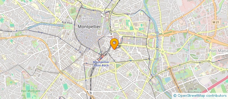 localisation de l'entreprise COIFFURE DETENTE à MONTPELLIER