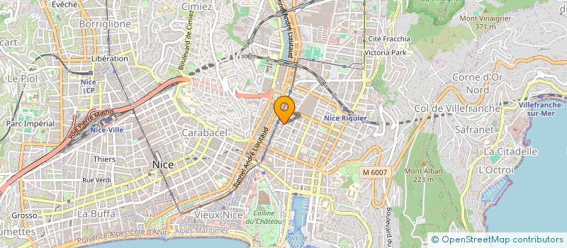 localisation de l'entreprise COIFFURE EL SALAM à NICE