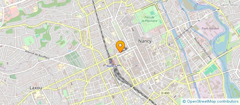 localisation de l'entreprise COIFFURE ESPACE STANISLAS à NANCY
