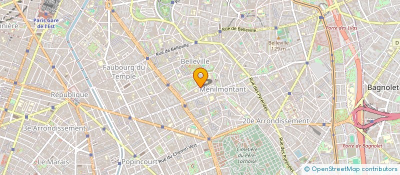 localisation de l'entreprise COIFFURE FLASH PLUS  PARIS