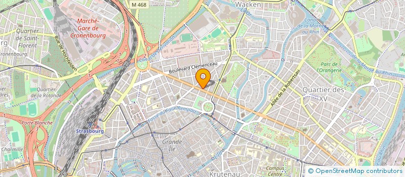 localisation de l'entreprise COIFFURE HASRET à STRASBOURG