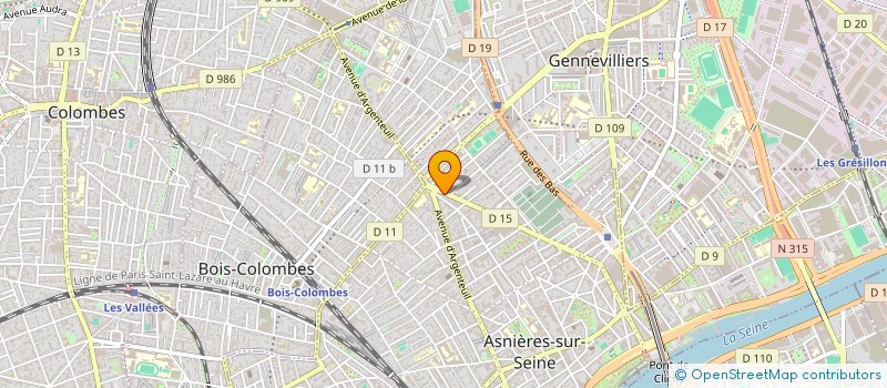 localisation de l'entreprise COIFFURE HIDAB  ASNIERES-SUR-SEINE