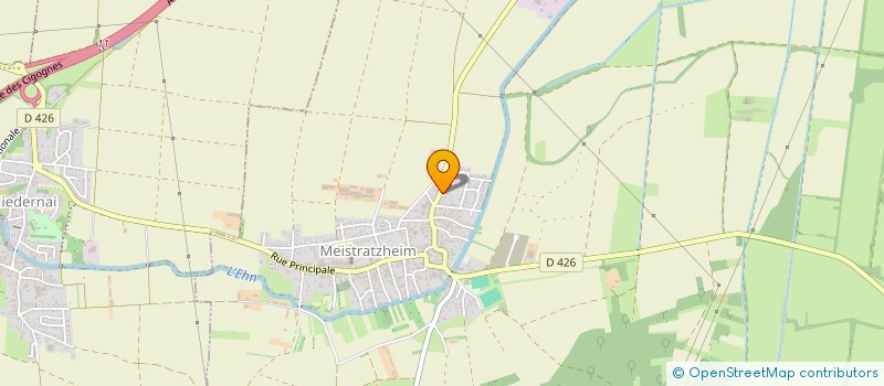 localisation de l'entreprise COIFFURE JEAN CLAUDE  MEISTRATZHEIM