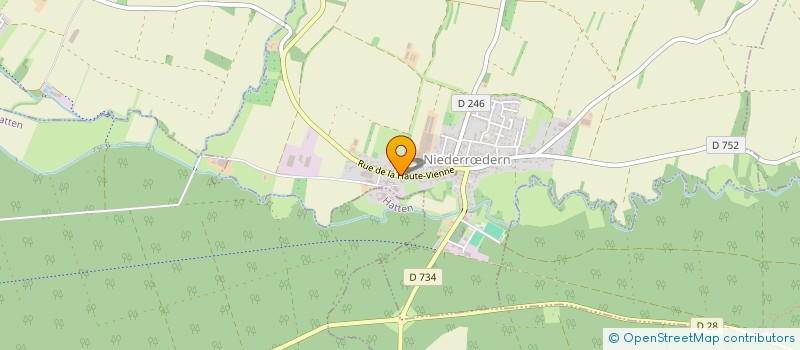 localisation de l'entreprise COIFFURE JENNIFER  NIEDERRDERN