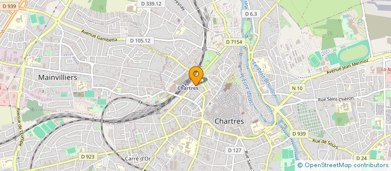 localisation de l'entreprise COIFFURE JKMR à CHARTRES