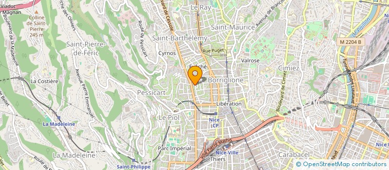 localisation de l'entreprise COIFFURE JUNIOR à NICE