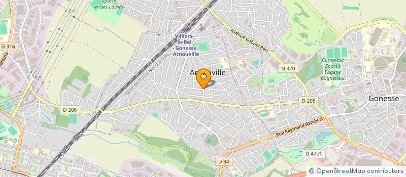 localisation de l'entreprise COIFFURE KARTAL  ARNOUVILLE