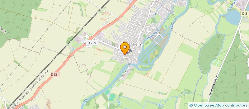 localisation de l'entreprise COIFFURE KRONENBERGER  KOGENHEIM