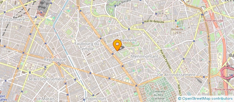 localisation de l'entreprise COIFFURE LA COURONNE  PARIS