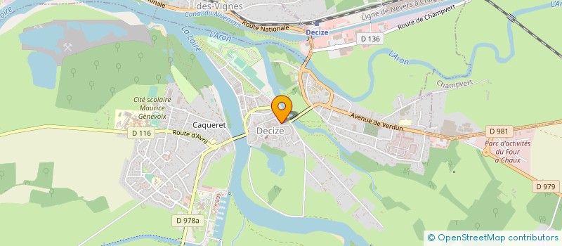 localisation de l'entreprise COIFFURE MICHEL &FLORE  DECIZE