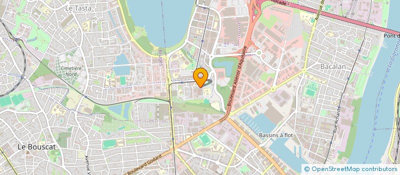 localisation de l'entreprise COIFFURE MIXTE BORDEAUX LAC  BORDEAUX