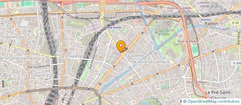 localisation de l'entreprise COIFFURE MODE  PARIS