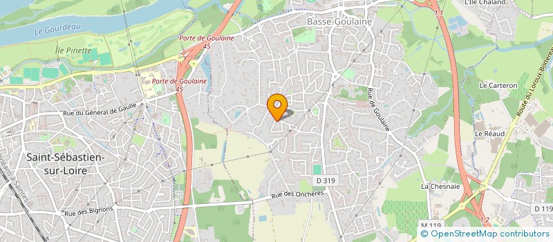 localisation de l'entreprise COIFFURE NATURE VIVE à BASSE-GOULAINE