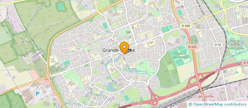 localisation de l'entreprise COIFFURE NEW STYLE  GRANDE-SYNTHE