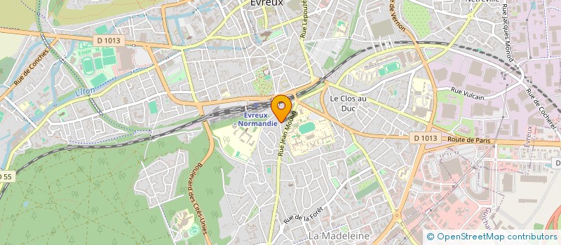 localisation de l'entreprise COIFFURE NOBLE à EVREUX