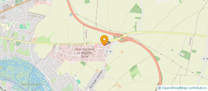 localisation de l'entreprise COIFFURE PLUS PERONNE  CAMON