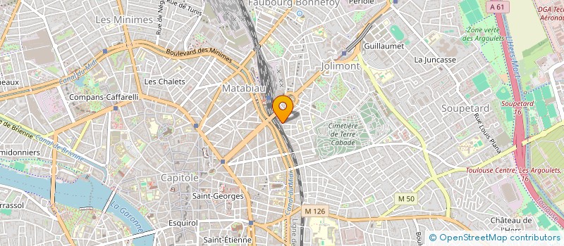 localisation de l'entreprise COIFFURE PRESTIGE HK à TOULOUSE