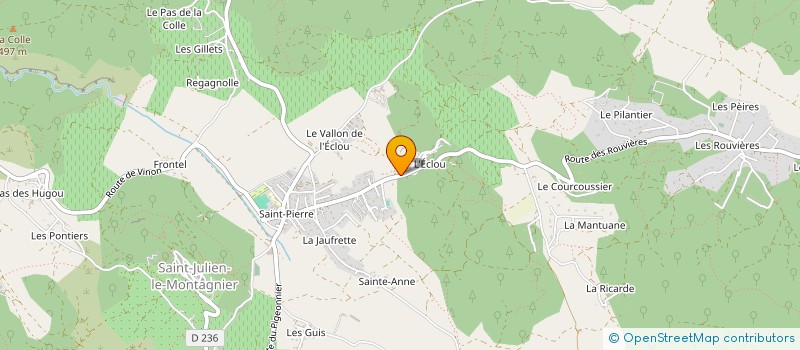 localisation de l'entreprise COIFFURE PRIVEE GM à SAINT-JULIEN