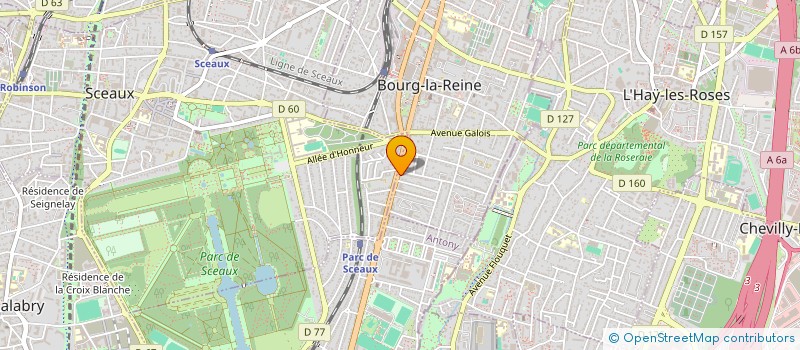 localisation de l'entreprise COIFFURE REGINA à BOURG-LA-REINE