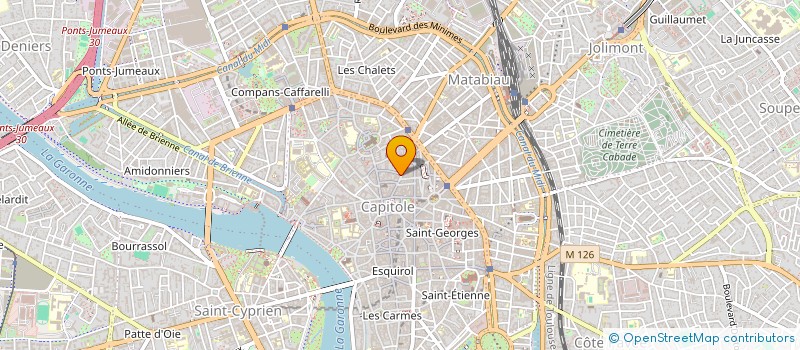 localisation de l'entreprise COIFFURE REMUSAT  TOULOUSE