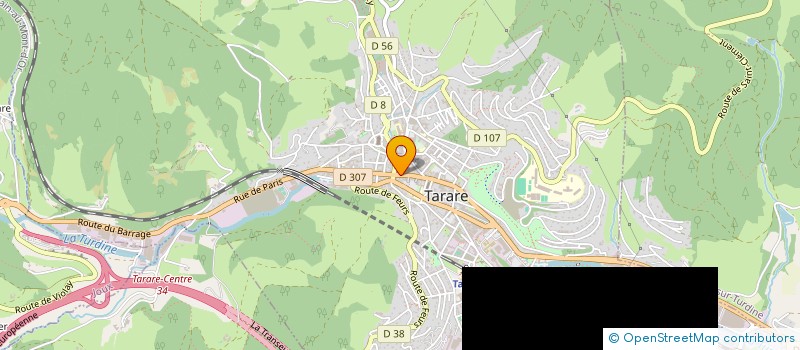 localisation de l'entreprise COIFFURE REMY KEHL  TARARE