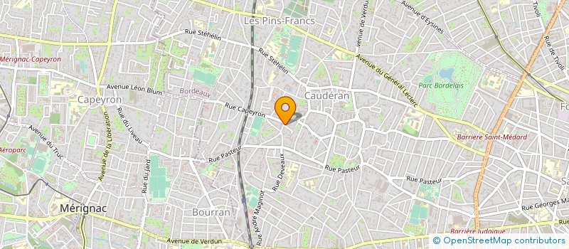 localisation de l'entreprise COIFFURE SD  BORDEAUX