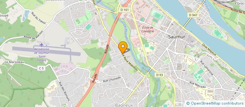 localisation de l'entreprise COIFFURE SEQUEIRA  SAUMUR