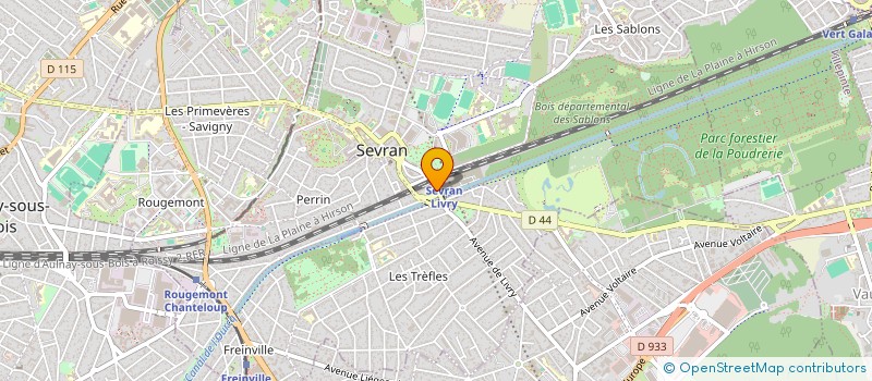 localisation de l'entreprise COIFFURE SEVRAN à SEVRAN