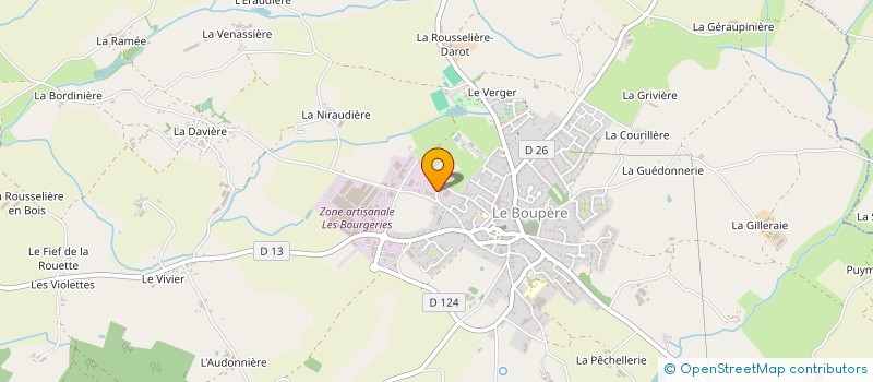 localisation de l'entreprise COIFFURE TONS SUR TONS à LE BOUPERE