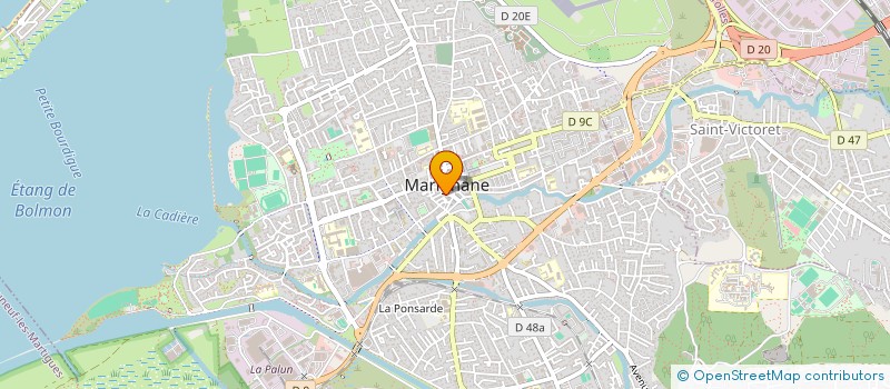 localisation de l'entreprise COIFFURE UMUT  MARIGNANE