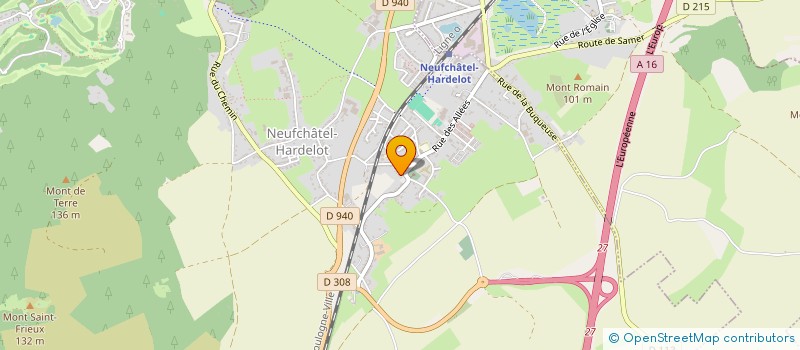 localisation de l'entreprise COIFFURELLA  NEUFCHATEL-HARDELOT