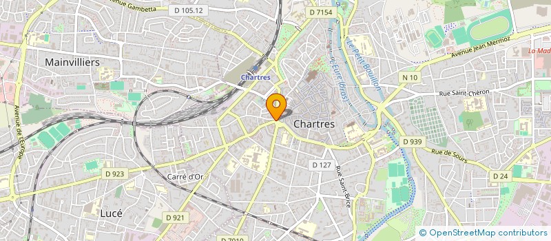 localisation de l'entreprise COIFFURES DES EPARS à CHARTRES