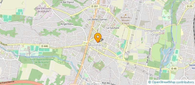 localisation de l'entreprise COIFTOP à MONTLHERY