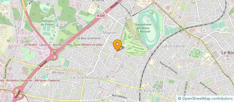 localisation de l'entreprise COIGNARD  EYSINES