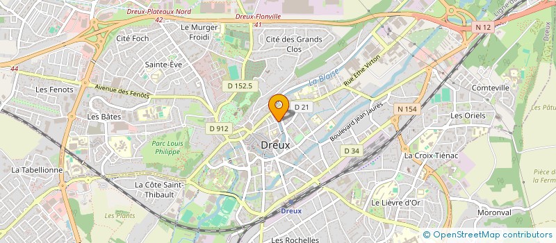 localisation de l'entreprise COIGNARD BENOIT & SANDRINE (SOCIETE DE FAIT) à DREUX