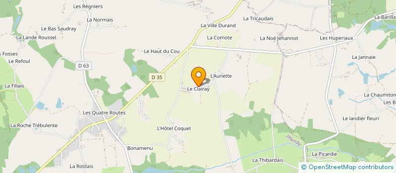 localisation de l'entreprise COIGNARD - HAMON à IFFENDIC