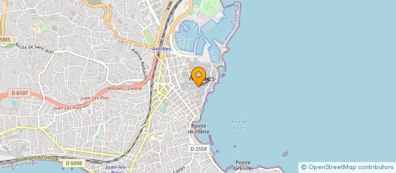 localisation de l'entreprise COIIX à ANTIBES