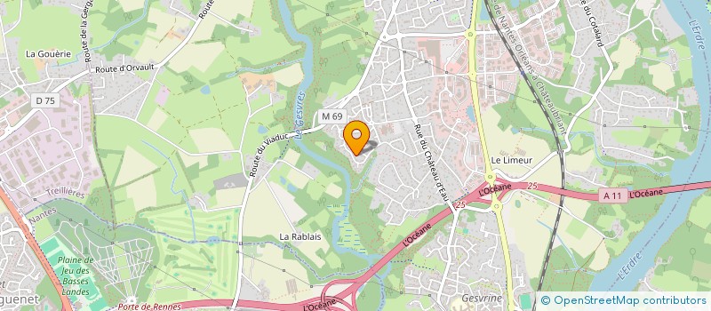 localisation de l'entreprise COILLIER INVESTISSEMENT  LA CHAPELLE-SUR-ERDRE