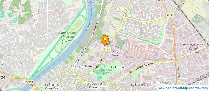 localisation de l'entreprise COIMBRA VOYAGES  SARTROUVILLE